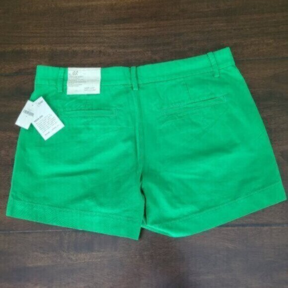 New GAP Kahki Shorts Sunkissed Bright Green Khaki Women's Size 2 NWT - Picture 7 of 8